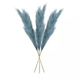 thumbnail of Layba Künstliches Pampasgras Deko in Blau Boho Künstlpflanze - 3 Stück 100cm, Ideal für Hochzeitsdeko, Wohnzimmer & Schlafzimmer