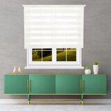 thumbnail of WellHome - Polyester Dag/Nacht Rolgordijn 180 x 175 cm (Breedte x Hoogte) Gebroken Wit