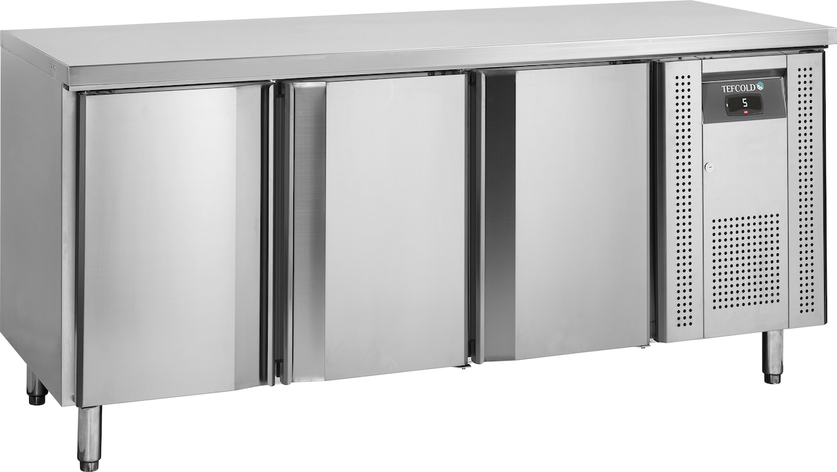 TEFCOLD Thekenkühlschrank, GN 1/1 CK7310X1 368l SS 304