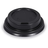 thumbnail of 150x Domdeckel schwarz für Pappbecher mit O 62mm