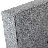 thumbnail of Schlafsessel HWC-L90, Klappsessel Schlafsofa Gästebett Relaxsessel, Liegefläche 197x103cm Stoff/Textil ~ hellgrau