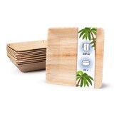 thumbnail of onlyleaf 50 Stück quadratische Einwegschalen Palmblattschalen 600 ml für Partys, umweltfreundliches Biogeschirr, Einmalgeschirr, biologisch abbaubar