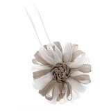 thumbnail of Embrasse à rideaux aimantée 9cm Blanc/Taupe - Boulet