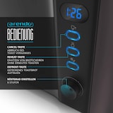 thumbnail of Arendo Automatik 2 Scheiben 1000W Langschlitz Toaster, Auftaufunktion, Wärmeisolierendes Doppelwandgehäuse, Schwarz