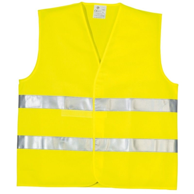Coverguard - Gilet HV jaune double bandes baudrier rétro réfléchissantes YARD classe 2 (Pack de 50) Jaune Taille 2XL
