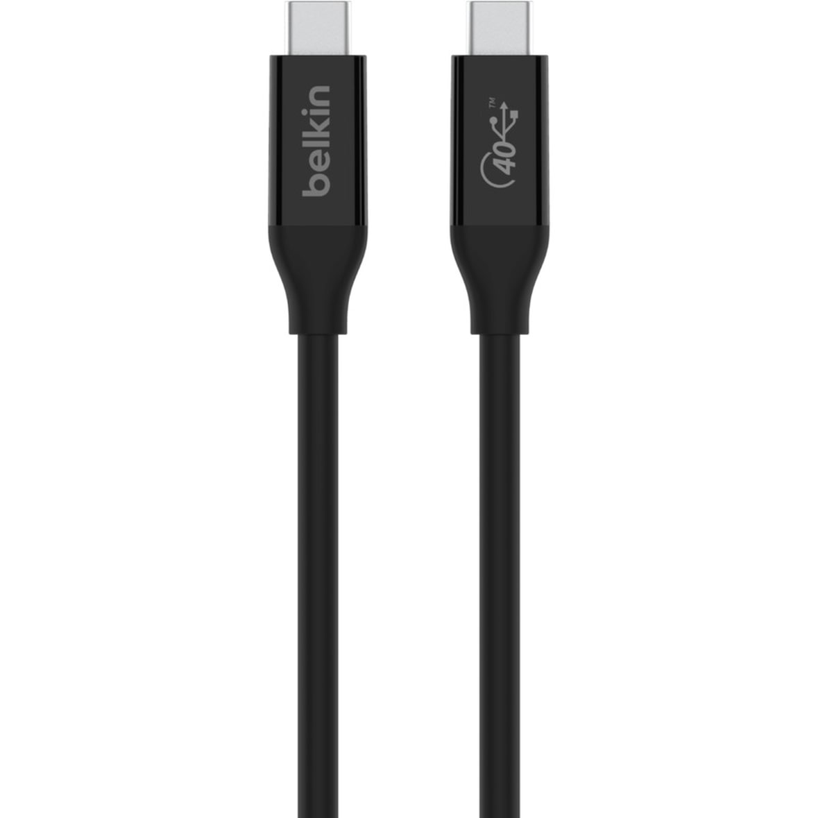 Belkin USB4 Kabel, USB-C/USB-C, 40 Gbit/s, 100W, 0.8m, schwarz