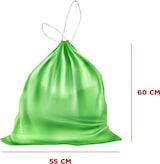 thumbnail of Antibakterielle Alfapac - Müllbeutel 30L 55x60cm mit Selbstverschluss, 10 Rollen x 15 Stück (80% Recycelt)