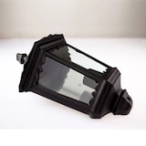 thumbnail of Lanterna Minerva a muro Nero opaco in alluminio pressofuso 22x26xH44cm