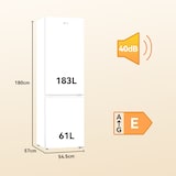 thumbnail of Frigorífico Combi VOK 244L - 178cm, Clase E, Blanco