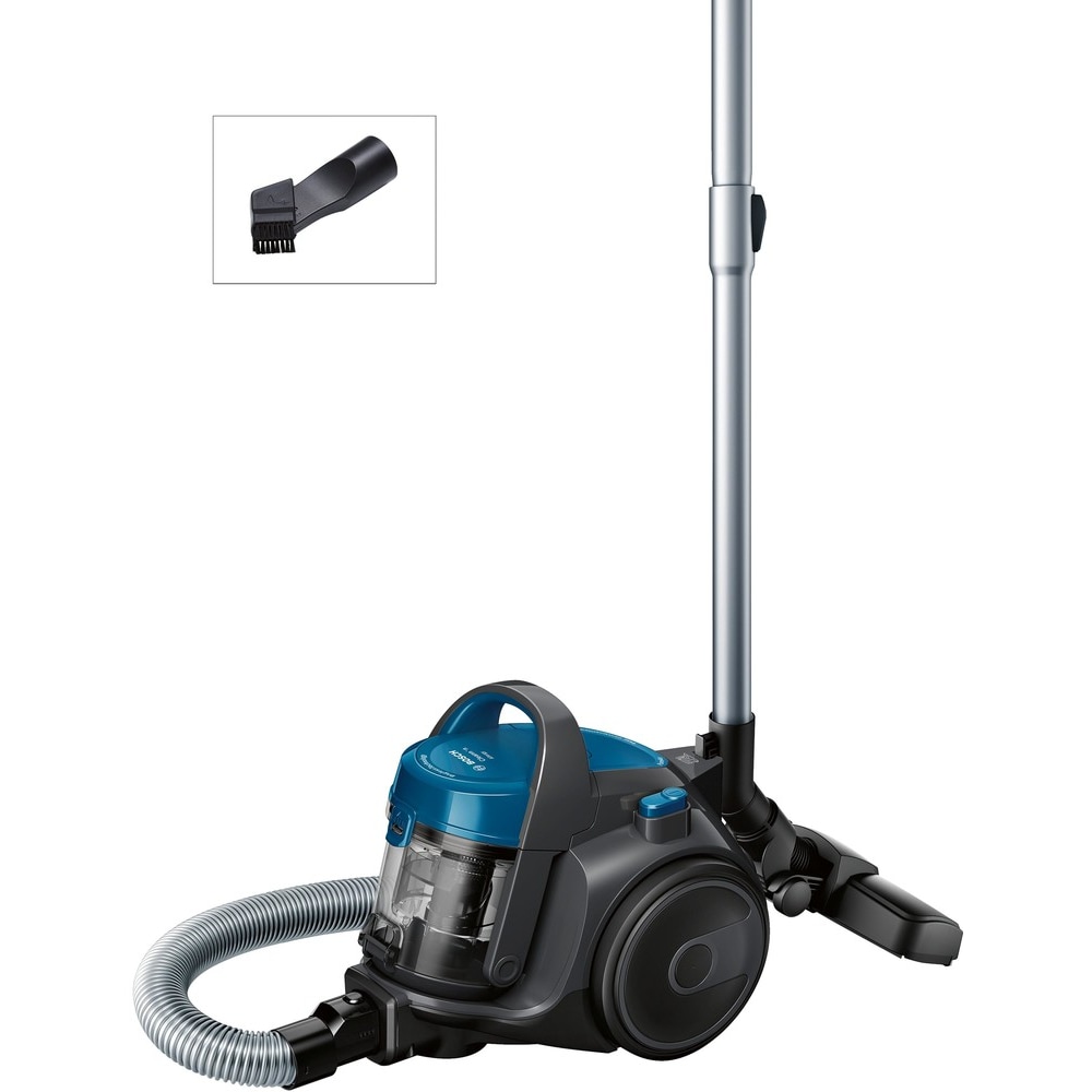 BOSCH Bodenstaubsauger BGC05A220A (700 Watt, Aktionsradius 9 m, PureAir Hygiene-Filter, umschaltbare Bodendüse, beutellos)