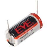 thumbnail of EVE CR17335 3V Lithium Batterie mit Lötfahnen oder Lötpaddel auswählbar