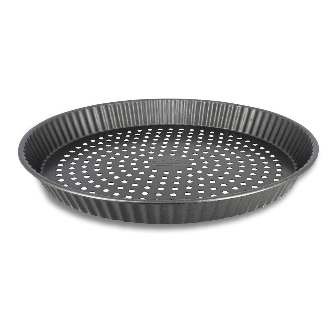 Menastyl - Moule A Tarte Perfore Amandine 30cm En Acier Inox Anti Adhesif