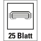 thumbnail of Heftgerät E25, schwarz/grau, Heftleistung: 25 Blatt, Ladekapazität: 100 x 24/6 SUPER / 150 x 26/6 SUPER, Einlegetiefe: 53 mm, Oberlademechanik