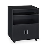 thumbnail of Relaxdays Rollcontainer Büro, mit 2 Fächern & Tastaturauszug, Druckertisch mit Rollen, HxBxT: 74 x 60 x 48 cm, schwarz