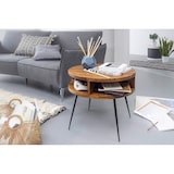 thumbnail of FineBuy Couchtisch Massivholz 60 cm Wohnzimmertisch Sofatisch Rund Tisch Ablage