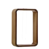 thumbnail of Deko Vase mit Reagenzglas Blumenvase Holzvase Tischvase H: 18cm braun