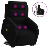 thumbnail of vidaXL Massagesessel mit Aufstehhilfe Schwarz Samt
