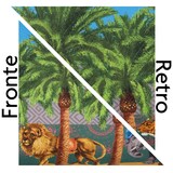 thumbnail of Excelsa cuscino Le Cirque Du Marrakech cotone 45x30 cm blu