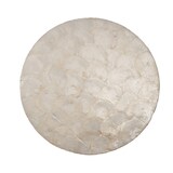 thumbnail of Bazar Bizar Placemat van schelpen 35x35 cm wit
