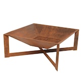 thumbnail of Feuerschale Rostoptik Metall Feuerstelle Feuerkorb Garten Terrasse 31cm Außen