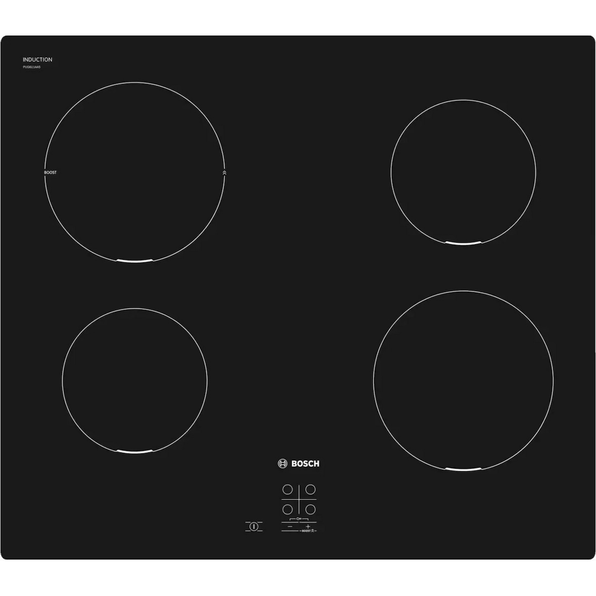 Bosch PUG611AA54E Ceranfeld 60cm SCHOTT CERAN® Kochfeld Rahmenlos