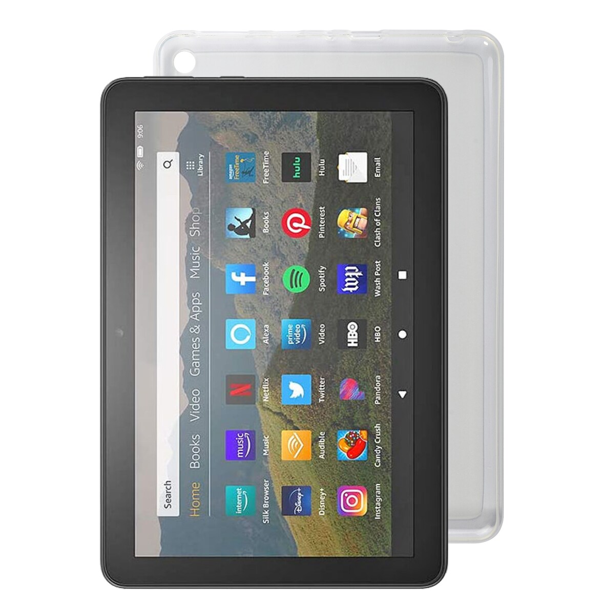 Hülle für Amazon HD8 2020 und HD8 Plus 2020 8 Zoll Cover Soft Ultra Slim Stoßfest Matt