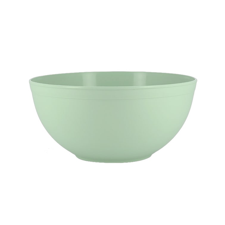 MONOUSO - Wiederverwendbare langlebige Schale PP Mineral Grün 2.000ml Ø20cm (12 Stück)