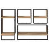 thumbnail of vidaXL Wandregal-Set 4 pcs Artisan-Eiche 65 x 25 x 30 cm Holzwerkstoff