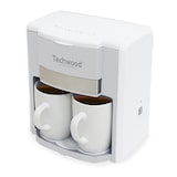thumbnail of Cafetière 2 Tasses Duo Techwood TCA-202 Puissance : 420-500W - Coloris Blanc - deux tasses en porcelaine inclus