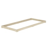 thumbnail of Einzelbett Niedrigbett unbehandeltes Holz 90x200 Fichte Tanne V-60.47N-09 ohne Zubehör