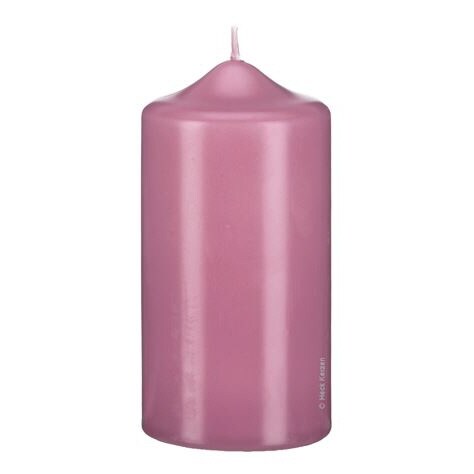 Spitzkopf Stumpen Kerzen Antique Pink 25 x Ø 8 cm, 6 Stück