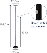 thumbnail of LED Standleuchte MAULsphere, dimmbar schwarz