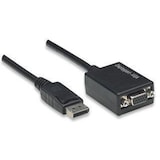 thumbnail of Techly DP - VGA M/F 0,07 m DisplayPort 2 x VGA (D-Sub) Schwarz