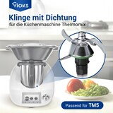 thumbnail of VIOKS Mixmesser Messerkreuz passend wie Vorwerk Thermomix TM5 Küchenmaschine