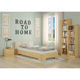 thumbnail of Stabiles Kinderbett in kompakter Form 80x190 Massivholz Kiefer mit Rollrost 60.56-08-190