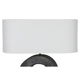 thumbnail of SalesFever lámpara de mesa |marco cerámica / pantalla lino | An 31 x Pr 15 x Al 55 cm | verde - beige