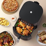 thumbnail of Balter Heißluftfritteuse Airfryer, 5,5 L, Friteuse Heissluftfritteuse XXL mit Sichtfenster, 12 Programme, all-in-1 Air Fryer, inkl. 100 Rezepte, HL-55