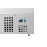 thumbnail of Congelador de 1 porta, Slimline, aço inoxidável, refrigeração a ar, com fechadura, Polar 440L G591