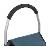 thumbnail of Chariot de courses pliable en Alu 2 Roues Grande capacité 51 L  Bleu pétrole