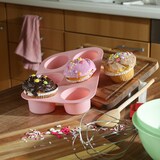 thumbnail of Muffinform für 6 Muffins Platinum Silikon rosa Backform Cupcake