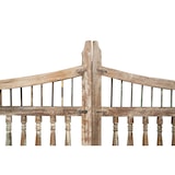 thumbnail of Biscottini Große Eingangstore 227x15x204 cm - Gartentor - Außentore - Gartenzaun - Holz- und Eisentor