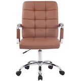 thumbnail of Sedia da ufficio Deli PRO in similpelle marrone chiaro