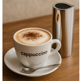thumbnail of Cappuccino Strooier – Verchroomd 18/8 RVS – 15×4×3 cm – Fijnmazige cacaostrooier