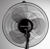 thumbnail of Tarrington House Ventilatore nebulizzante SFM4016, plastica / metallo, 46 x 38 x 132cm, Ø 40 cm, 95 W, 3 velocità, oscillazione, nero / argento