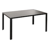 thumbnail of Décoshop26 - Moderne rechthoekige tuintafel 72 x 140 x 80 cm elegant ontwerp in antraciet aluminium 04_0010090