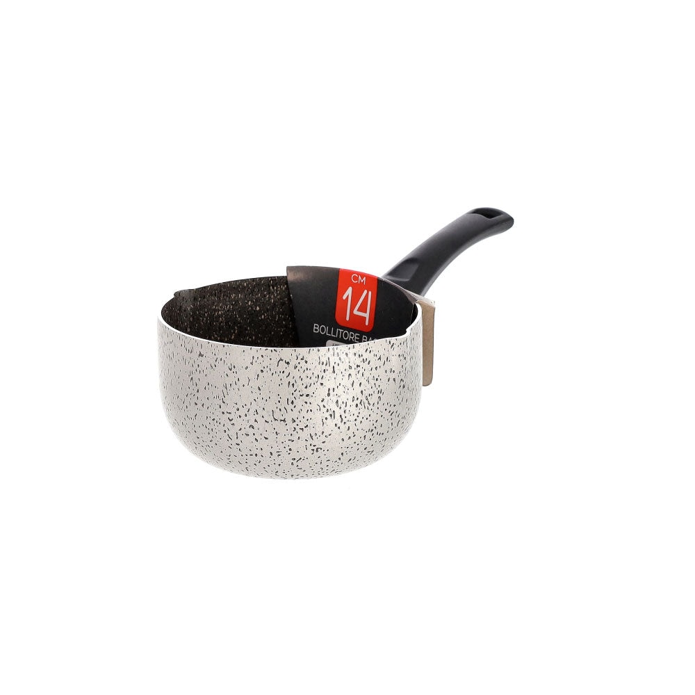 Mamù waterkoker, antiaanbaklaag, gemakkelijk in gebruik, aluminium, PFOA-vrij, krasbestendig, Ø 14 cm