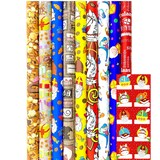 thumbnail of Sinterklaas Cadeaupapier - Assortiment Sinterklaaspapier Inpakpapier - 300 x 70 cm - 14 rollen