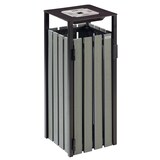 thumbnail of ROSSIGNOL Corbeille carrée 110L + cendrier 1,5L EDEN BRIK