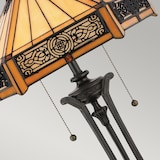 thumbnail of Lampada Da Scrivania Tiffany Indus Metallo Bronzo Vintage 2 Luci E27