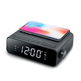 thumbnail of Muse M-175 WI - Radio Réveil -  double alarme - PLL FM - Affichage LED blanc - Chargement induction sans fil 5W